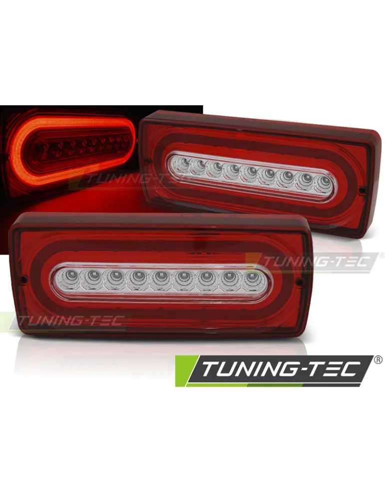 Feux arrière à LED rouges blancs pour MERCEDES W463 G-KLASA 90-12