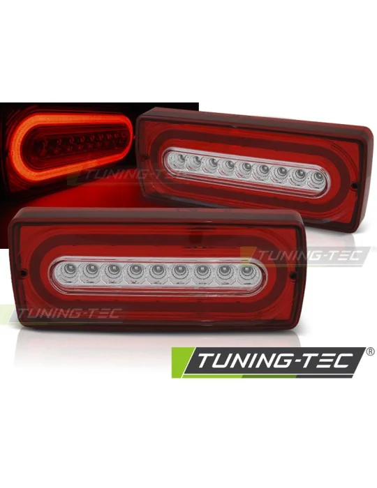 Feux arrière à LED rouges blancs pour Mercedes W463 Classe G (1990 - 2012)