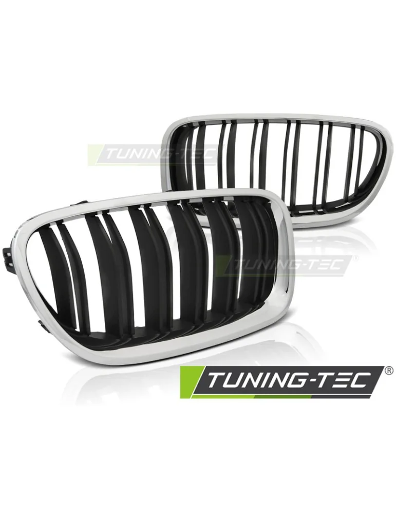 Calandre noire chromée pour BMW F10 F11 10-16