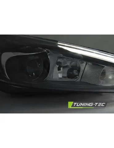 Phares à LED noirs pour FORD FOCUS MK3 14-18