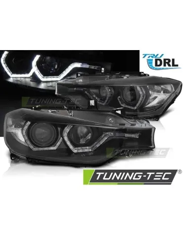 Phares à LED noirs pour BMW F30/F31 10.11 05.15