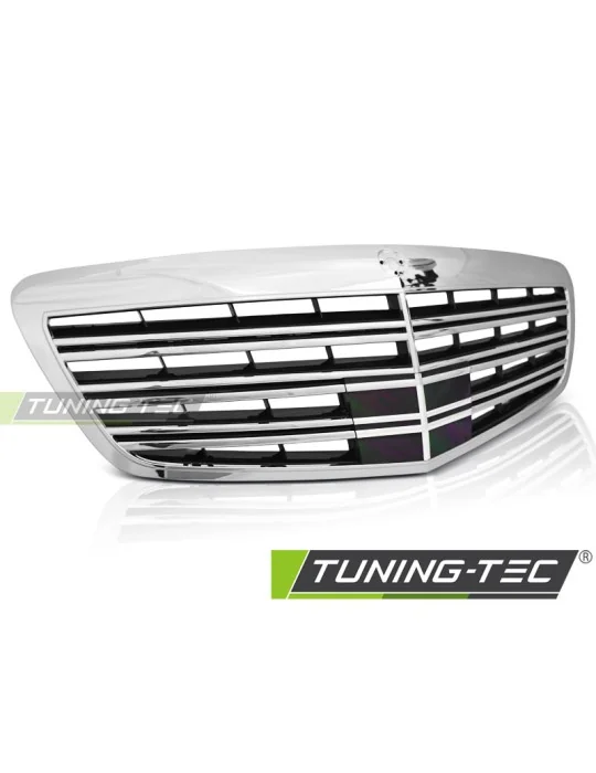 Calandre noire chromée pour Mercedes W221 (2009 - 2013)