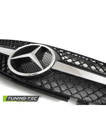 Calandre noire chromée pour MERCEDES SL R230 01-06