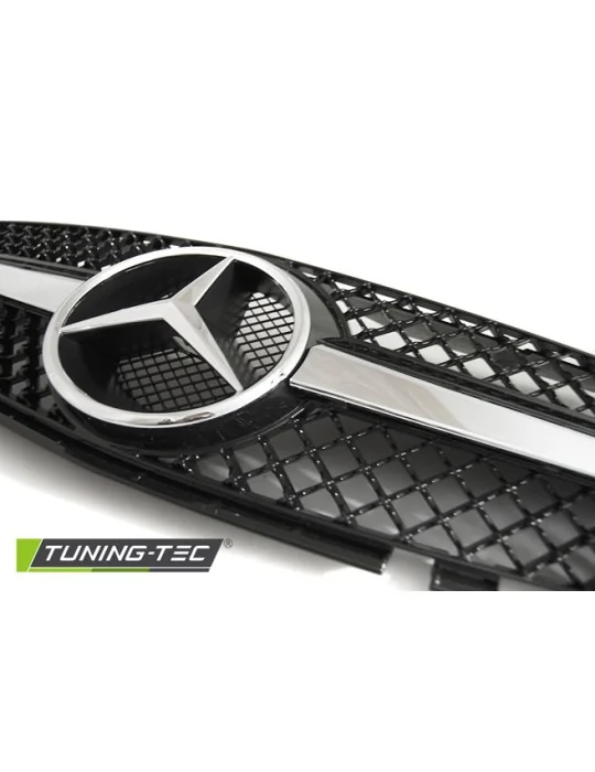 Calandre noire chromée pour Mercedes SL R230 (2001 - 2006)