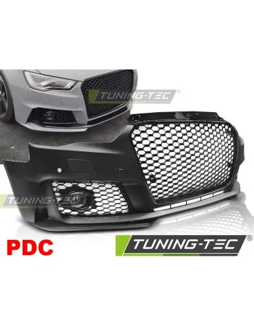 Pare-chocs avant noir pour AUDI A3 12-16