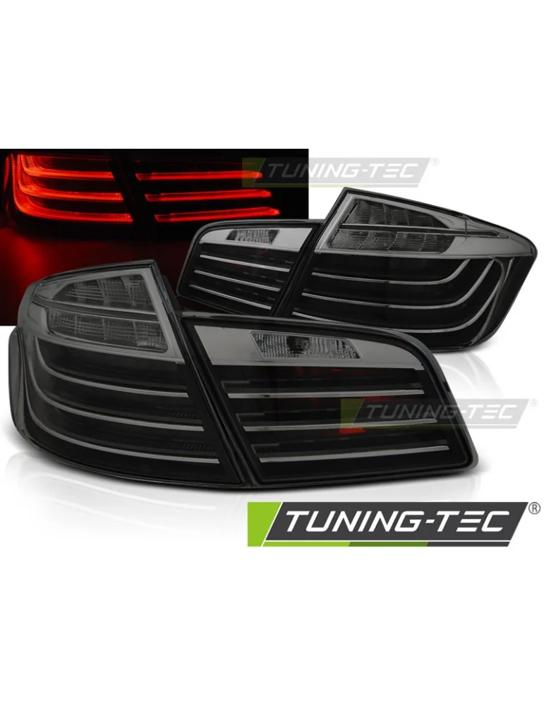 Feux arrière à LED noirs fumés pour BMW F10 10-07.13