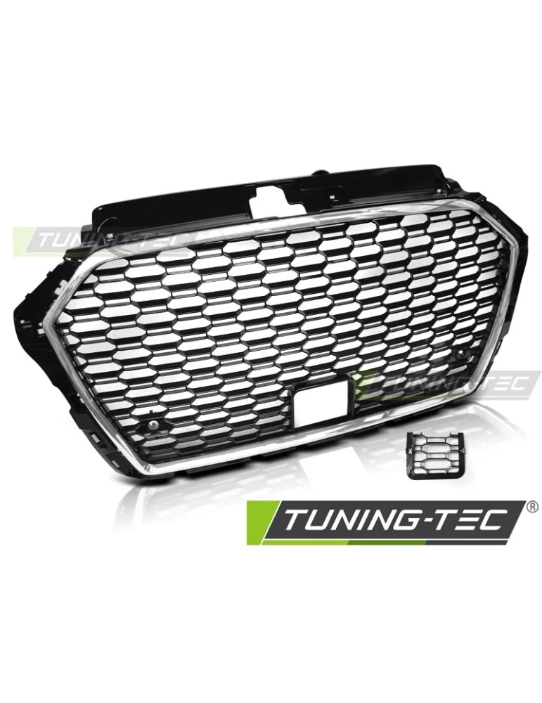 Calandre noire chromée pour AUDI A3 8V 17