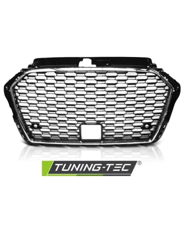 Calandre noire chromée pour AUDI A3 8V 17