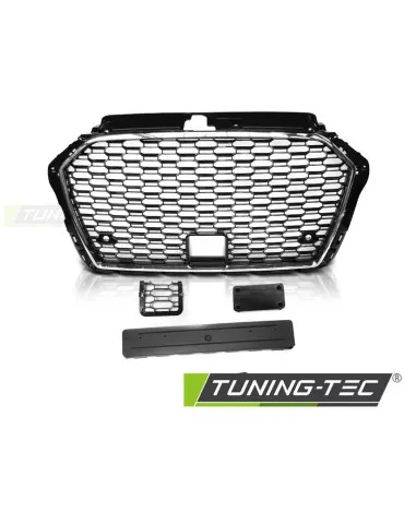 Calandre noire chromée pour AUDI A3 8V 17