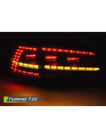Feux arrière à LED rouges blancs pour VW GOLF 7 13-17