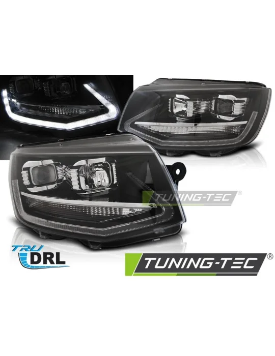 Phares noirs pour VW T6 (2015 - 2019)
