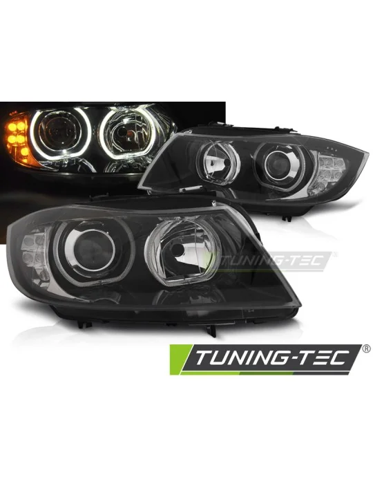Phares à LED noirs pour BMW E90/E91 (2005 - 2011)