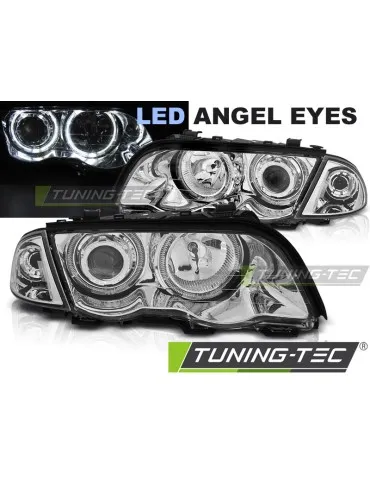 Phares à LED chromés pour BMW E46 05.98-08.01 S/T
