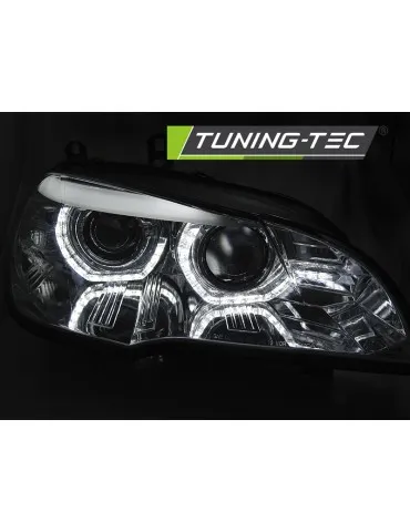 Phares au xénon chromés pour BMW X5 E70 07-10