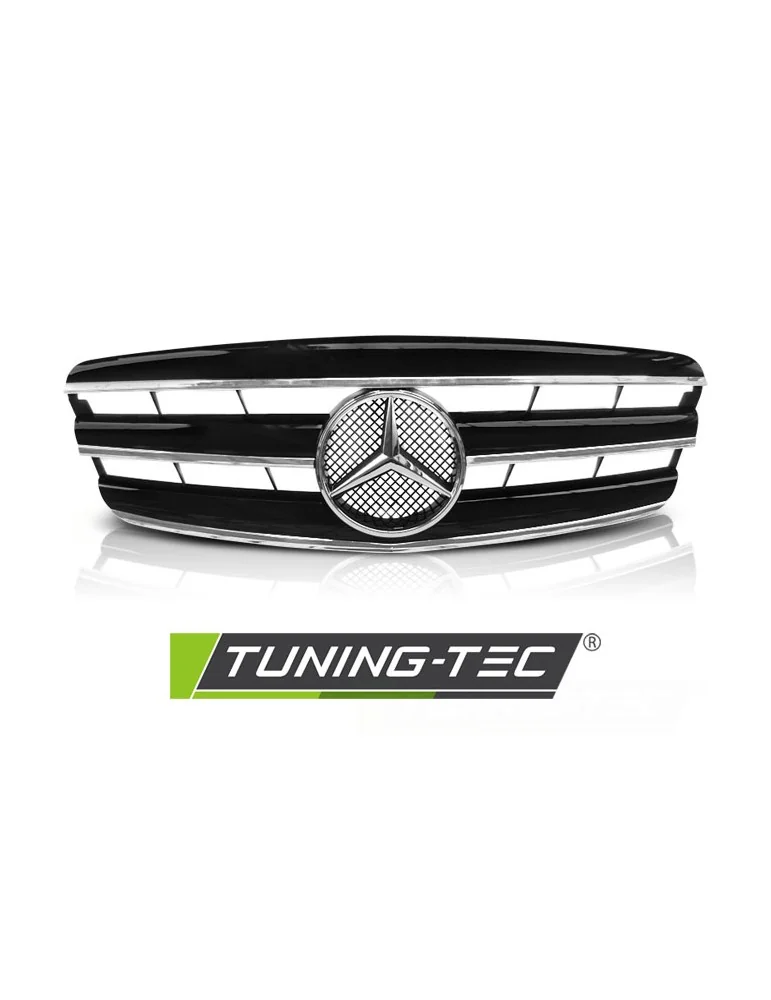Calandre noire chromée pour MERCEDES W221 05-09