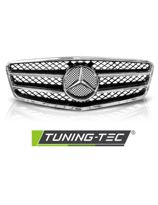 Calandre noire chromée pour Mercedes W212 (2009 - 2013)