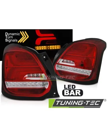 Feux arrière à LED rouges blancs