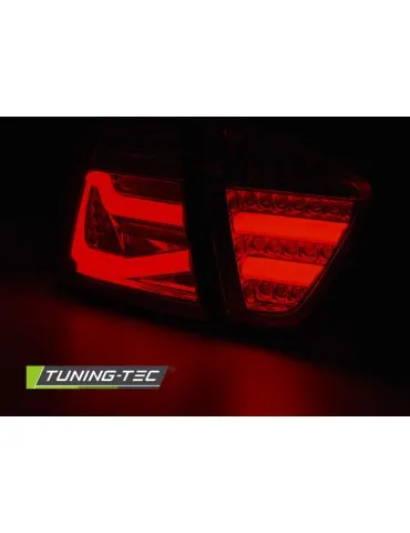 Feux arrière à LED fumés rouges pour BMW E90 03.05-08.08