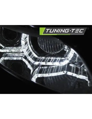 Phares au xénon chromés pour BMW E92/E93 06-10
