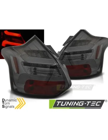 Feux arrière à LED fumés pour FORD FOCUS 3 11-10.14 berline à hayon IND