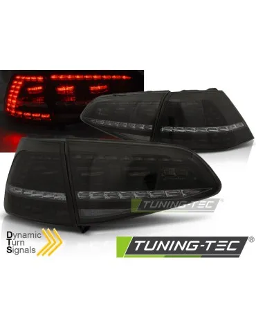 Feux arrière à LED fumés pour VW GOLF 7 13-17
