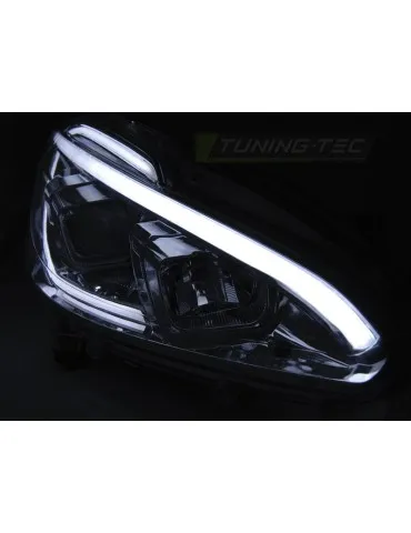 Phares à LED chromés pour PEUGEOT 208 4.12-06.15