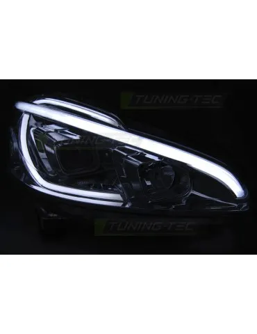 Phares à LED chromés pour PEUGEOT 208 4.12-06.15