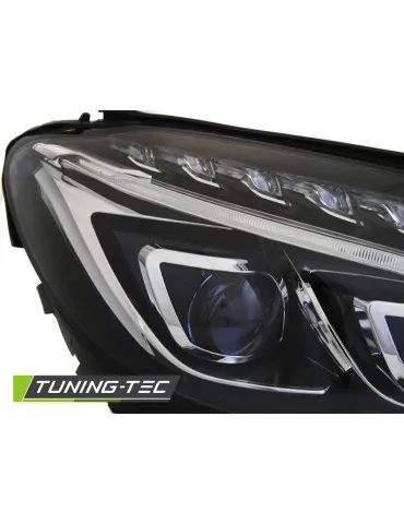 Phares noirs pour MERCEDES W205 14-18