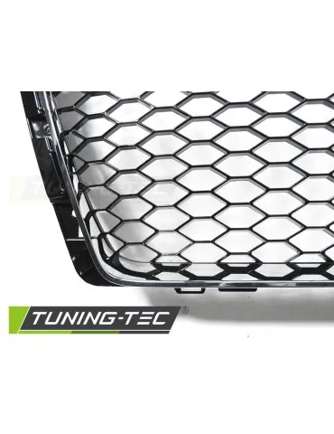 Calandre noire chromée pour AUDI A4 B9 15-19