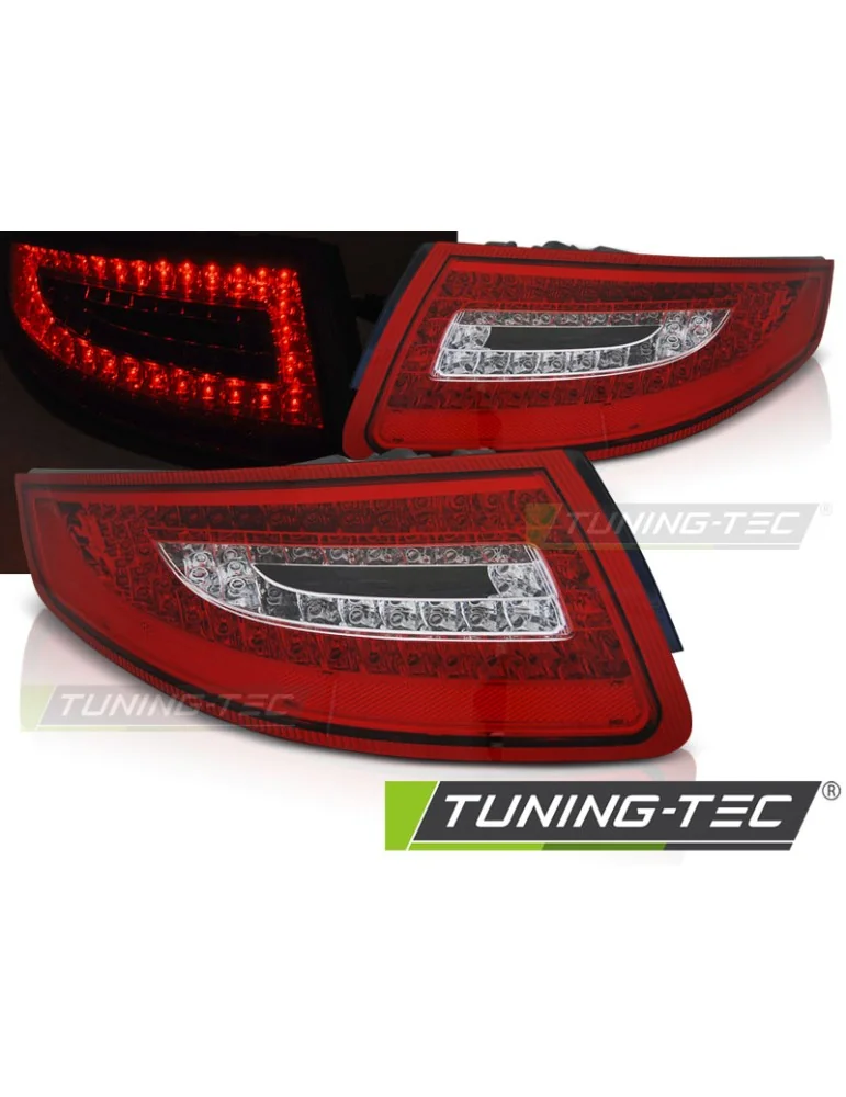Feux arrière à LED rouges blancs pour PORSCHE 911 997 04-09