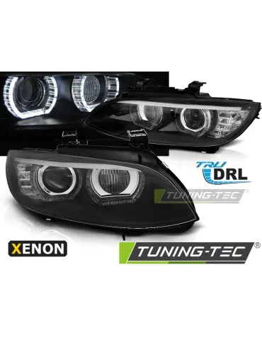 Phares au xénon noirs pour BMW E92/E93 06-10