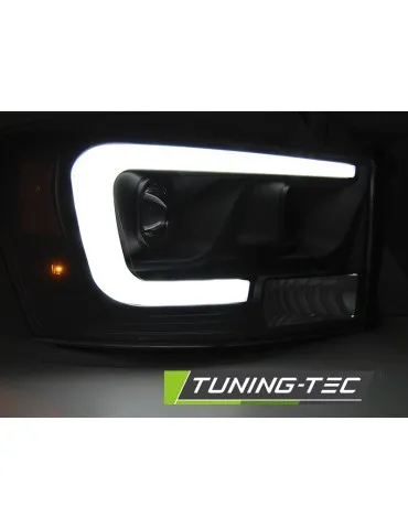 Phares à LED noirs pour DODGE RAM 06-08