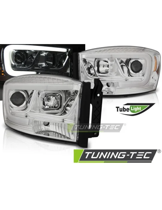 Phares à LED chromés pour Dodge RAM (2006 - 2008)