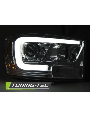 Phares à LED chromés pour DODGE RAM 06-08