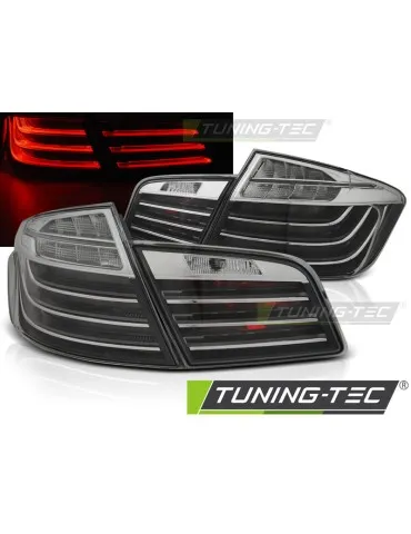 Feux arrière à LED noirs chromés pour BMW F10 10-07.13