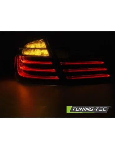 Feux arrière à LED noirs chromés pour BMW F10 10-07.13