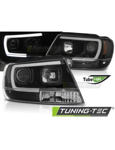 Phares à LED noirs pour CHRYSLER JEEP GRAND CHEROKEE 99-05.05