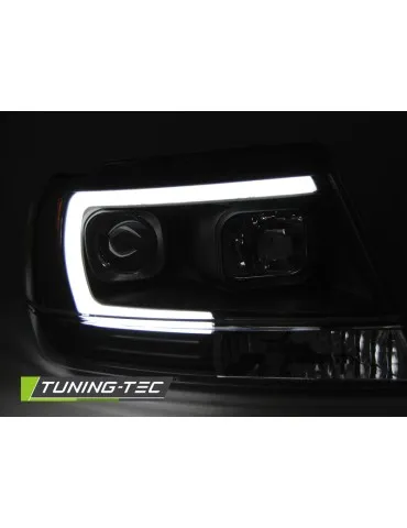 Phares à LED noirs pour CHRYSLER JEEP GRAND CHEROKEE 99-05.05