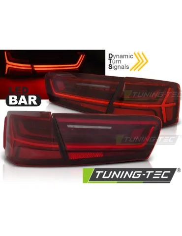 Feux arrière à LED rouges blancs pour AUDI A6 C7 11-14 Berline