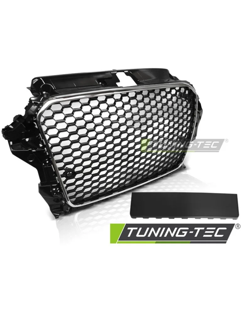 Calandre noire chromée pour AUDI A3 8V 12-16