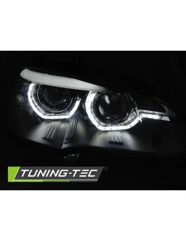 Phares au xénon noirs pour BMW X5 E70 07-10