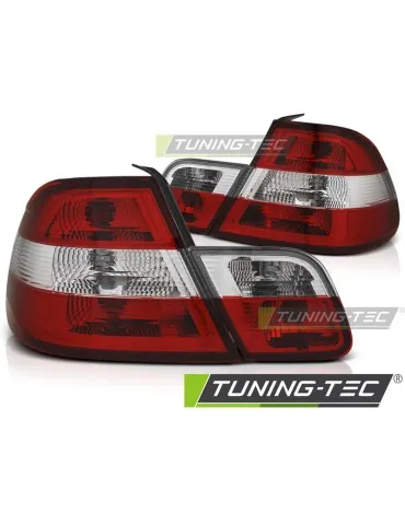 Feux arrière rouges blancs pour BMW E46 04.99-03.03 Coupé