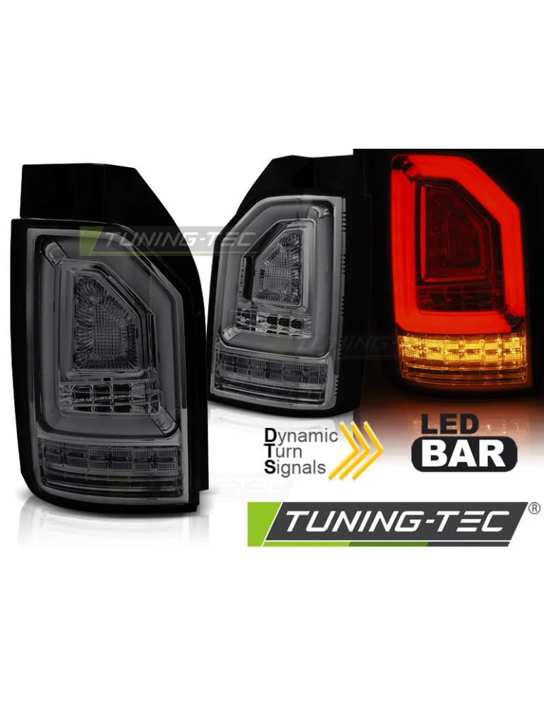 Feux arrière à LED fumés pour VW T6 15-19 BULB