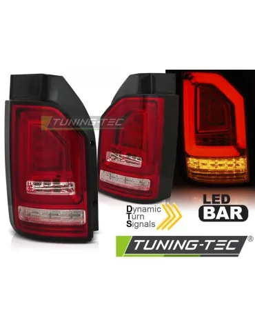 Feux arrière à LED rouges pour VW T6 15-19