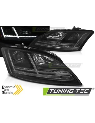 Phares à LED noirs pour AUDI TT 06-10 8J