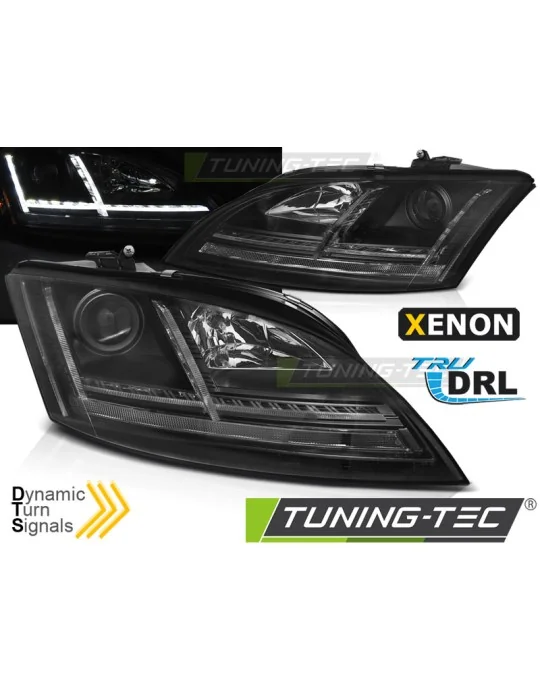 Phares au xénon noirs pour Audi TT 8J (2006 - 2010)