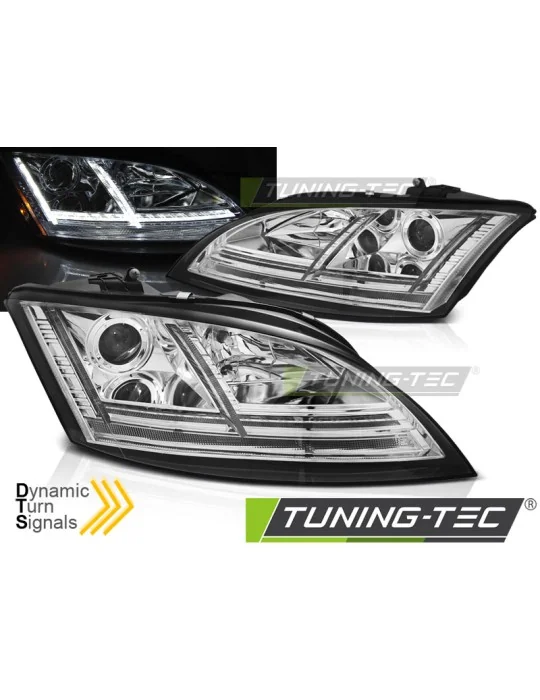 Phares à LED chromés pour Audi TT 8J (2006 - 2010)