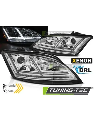 Phares au xénon chromés pour AUDI TT 06-10 8J