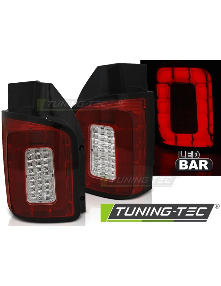 Feux arrière à LED rouges pour VW T6 15-19 TRANSPORTER