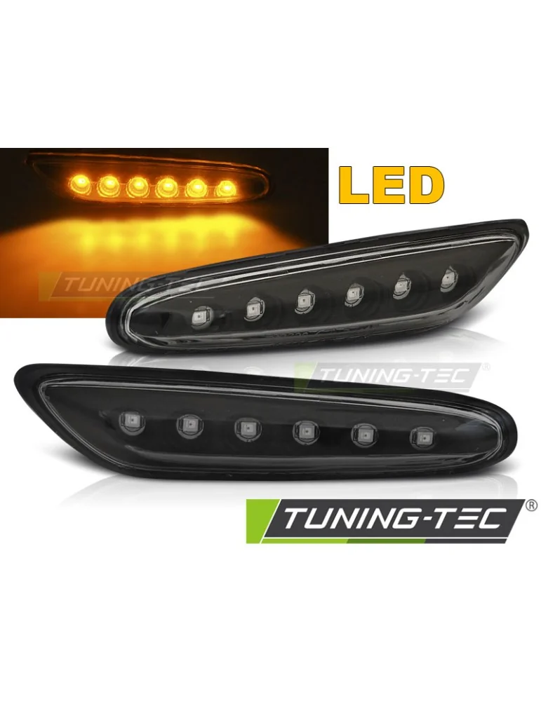 Répétiteurs latéraux à LED noirs pour BMW E46 E60 E87 E90
